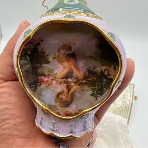 Bradford Exchange Lisa Jane’s Enchanted Garden Fairy Ornaments Set Of 3 Ornament